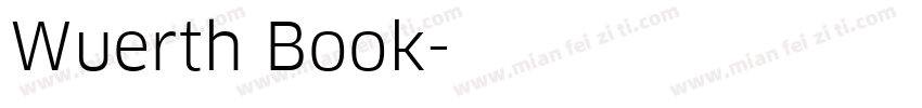 Wuerth Book字体转换